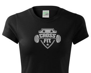 CROSSFIT sztanga damska koszulka termoaktywna 10