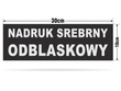 INSTRUKTOR emblemat odblaskowy