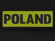 POLAND naszywka odblaskowa