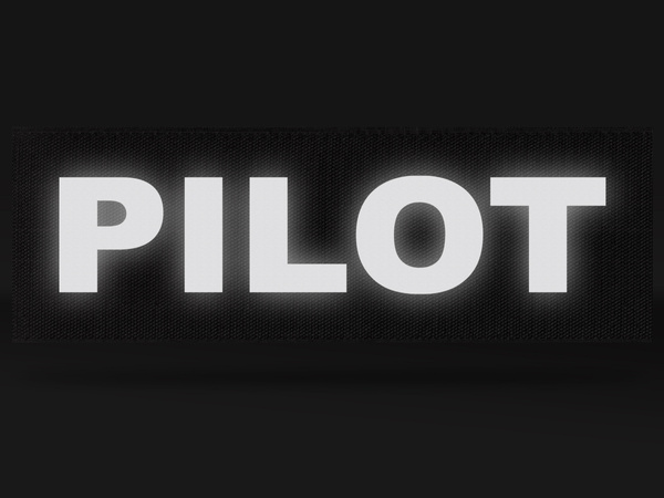 PILOT emblemat odblaskowy
