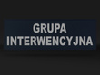 GRUPA INTERWENCYJNA emblemat odblaskowy