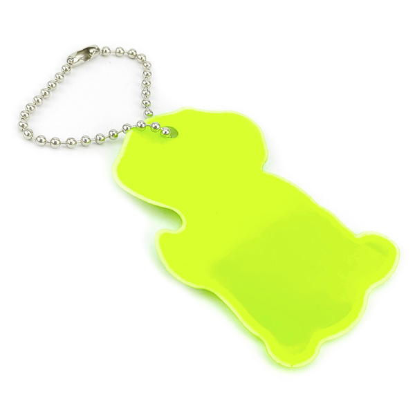 Zawieszka odblaskowa na łańcuszku - PIESEK