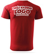 Czerwona męska koszulka T-shirt z własnym nadrukiem
