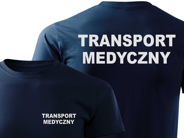 TRANSPORT MEDYCZNY koszulka z nadrukiem
