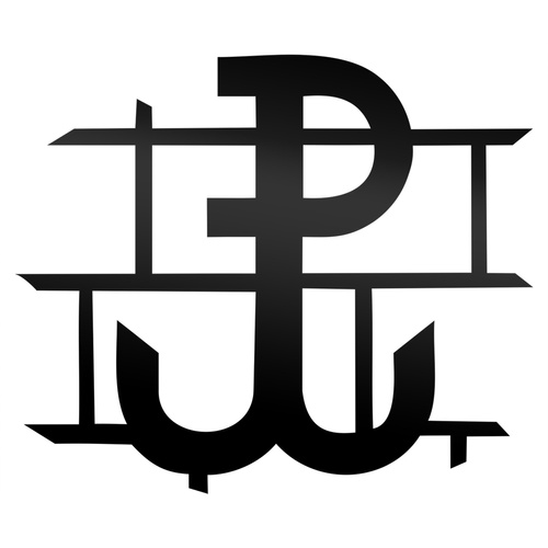 Polska Walcząca 1 odblaskowa naklejka na auto czarna