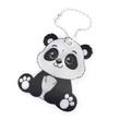Zawieszka odblaskowa na łańcuszku - PANDA