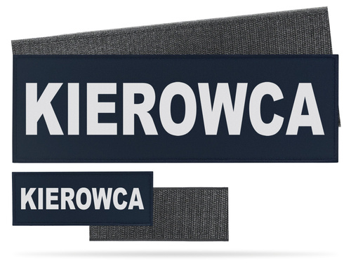 KIEROWCA zestaw emblematów odblaskowych
