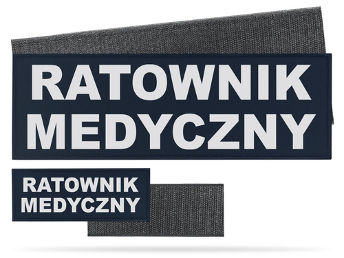 RATOWNIK MEDYCZNY zestaw emblematów odblaskowych