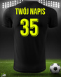 Sportowa koszulka termoaktywna T-shirt z TWOIM NAPISEM I NUMEREM