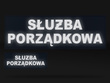 SŁUŻBA PORZĄDKOWA zestaw emblematów odblaskowych