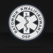 RATOWNIK KWALIFIKOWANY OSP naszywka odblaskowa 