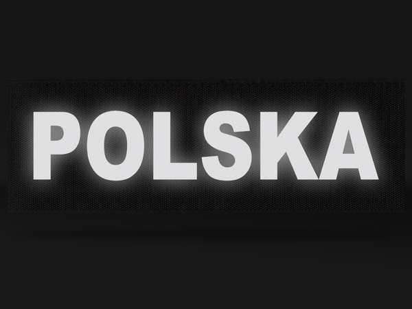POLSKA emblemat odblaskowy