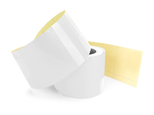 Odblaskowa taśma samoprzylepna biała 10 cm