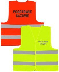 POGOTOWIE GAZOWE kamizelka odblaskowa