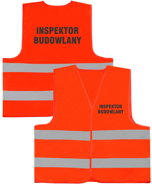 INSPEKTOR BUDOWLANY kamizelka odblaskowa