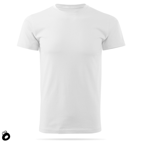 Męska koszulka bawełniana T-shirt - biała