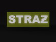 STRAŻ naszywka odblaskowa
