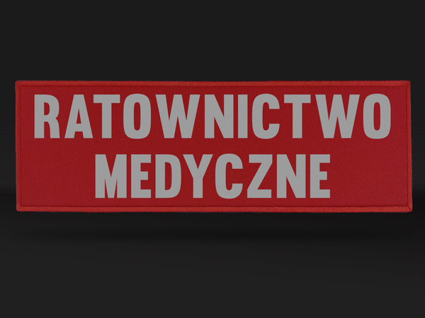 RATOWNICTWO MEDYCZNE naszywka odblaskowa