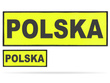 POLSKA zestaw naszywek odblaskowych