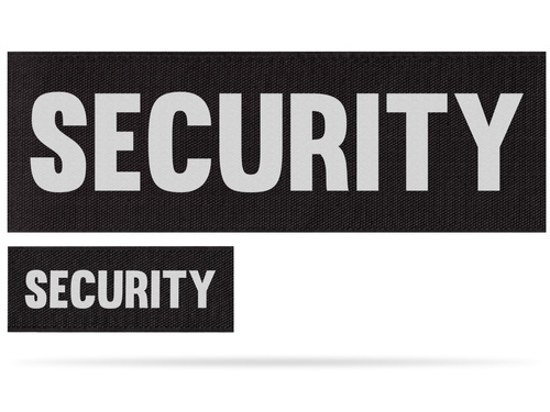 SECURITY zestaw emblematów odblaskowych