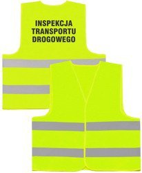 INSPEKCJA TRANSPORTU DROGOWEGO kamizelka odblaskowa