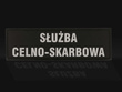SŁUŻBA CELNO-SKARBOWA naszywka odblaskowa 16x5cm