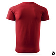 Męska koszulka bawełniana T-shirt - czerwony