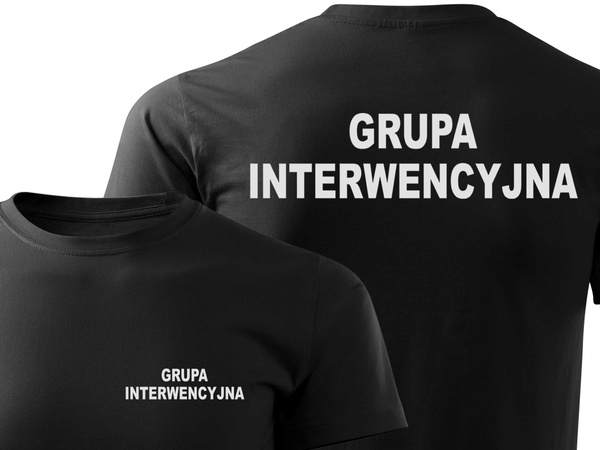 GRUPA INTERWENCYJNA koszulka z nadrukiem