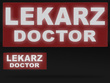 LEKARZ DOCTOR zestaw naszywek odblaskowych