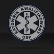 RATOWNIK KWALIFIKOWANY OSP naszywka odblaskowa 