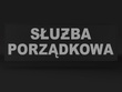 SŁUŻBA PORZĄDKOWA naszywka odblaskowa