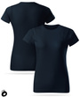 Damska koszulka bawełniana T-shirt - kolor granatowy