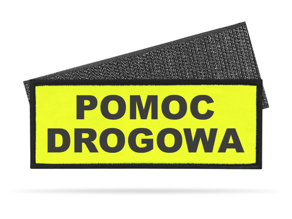 POMOC DROGOWA naszywka odblaskowa