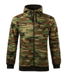 Myśliwska bluza z kapturem – brązowa camo