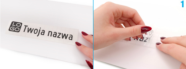 Naklejka z logiem YOU TUBE i Twoją nazwą social mediów - srebrny odblask