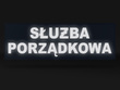 SŁUŻBA PORZĄDKOWA emblemat odblaskowy