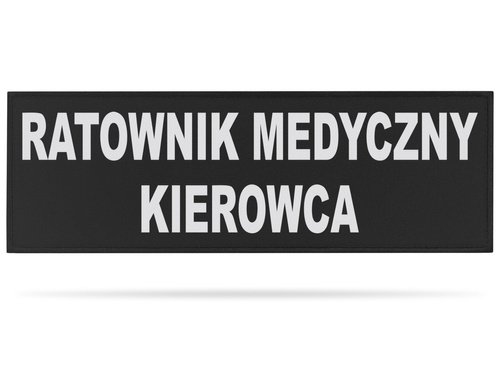 RATOWNIK MEDYCZNY KIEROWCA naszywka odblaskowa