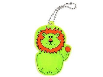 Zawieszka odblaskowa na łańcuszku - LEW