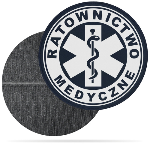 RATOWNICTWO MEDYCZNE emblemat odblaskowy