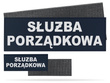 SŁUŻBA PORZĄDKOWA zestaw emblematów odblaskowych