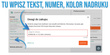 Sportowa koszulka termoaktywna T-shirt z TWOIM NAPISEM I NUMEREM