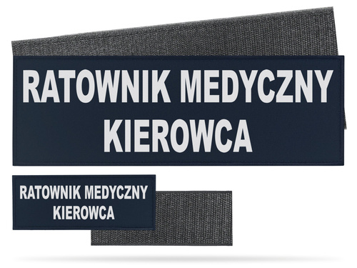 RATOWNIK MEDYCZNY KIEROWCA zestaw emblematów 