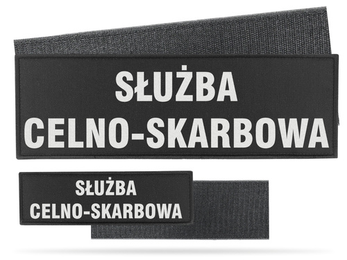 SŁUŻBA CELNO-SKARBOWA zestaw naszywek odblaskowych