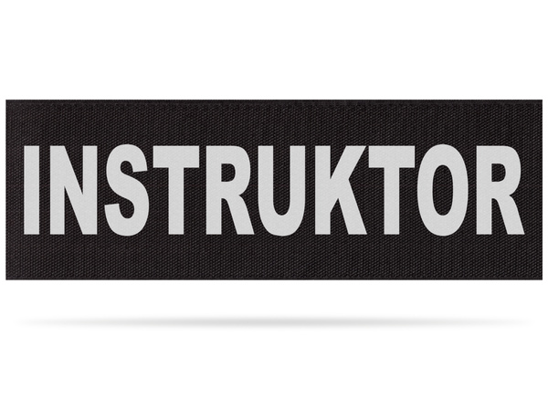 INSTRUKTOR emblemat odblaskowy