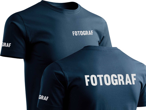 FOTOGRAF koszulka z nadrukiem