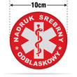 ESKULAP naszywka odblaskowa