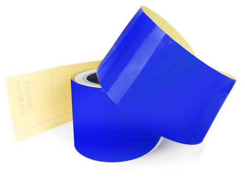 Odblaskowa taśma samoprzylepna niebieska 10 cm