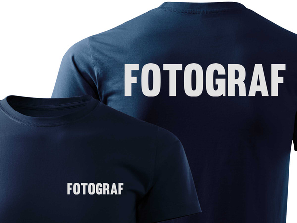 FOTOGRAF koszulka z nadrukiem