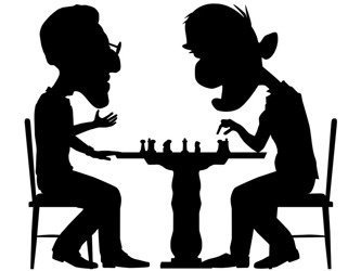 SZACHY odblaskowa naklejka na auto czarna