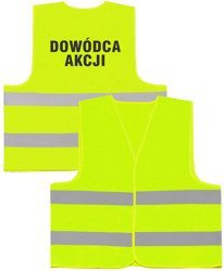 DOWÓDCA AKCJI kamizelka odblaskowa